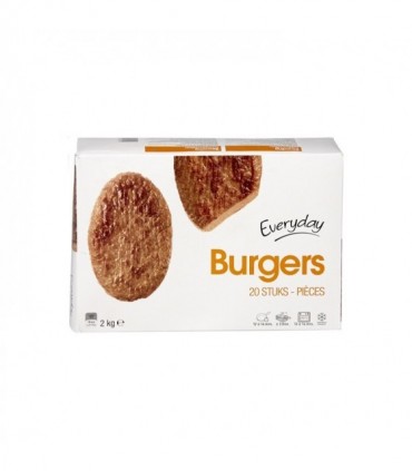 Everyday burgers de poulet 12x 70 gr