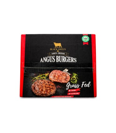 Burgers Black Angus 100% Irish Angus Grass Fed surgelés