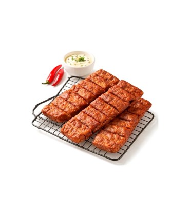snaky mexicain croustillant sur grille cuisson snack surgelé 140g texture dorée restauration rapide snack professionnel