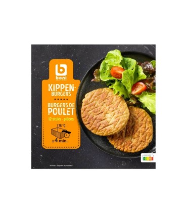 Boni Selection burgers de poulet 12x 70 gr