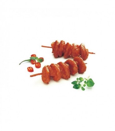 Brochettes de poulet épicées croustillantes faciles à cuire
