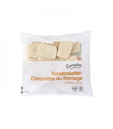 EVERYDAY 12 croquettes au fromage 600 gr