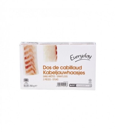 Everyday dos de cabillaud 2x 125 gr