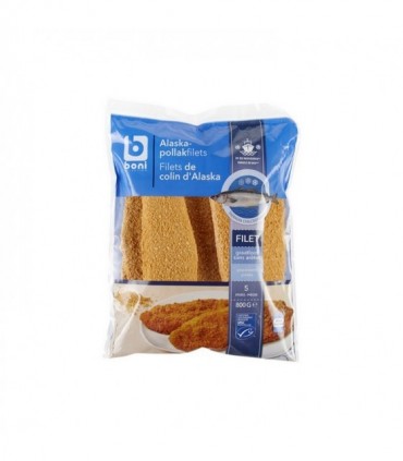 BONI SELECTION colin Alaska pané 5 x 160gr -BELFREEZE