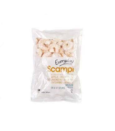 EVERYDAY scampis décortiqués blanchis (38-51) 500gr