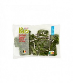 Delhaize épinards en branches bio 450 gr - BELFREEZE
