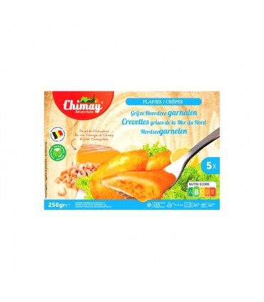 Chimay 5 crêpes Crevettes Grises Mer Nord 250 gr