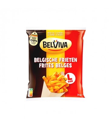 Belviva - Lutosa frites belges taille L 2 kg