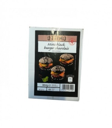Ottimo black burger charolais 48 pcs