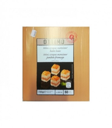 Ottimo mini croque monsieur jambon fromage 60 pcs