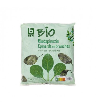 Boni Selection bio épinards en branches 1 kg