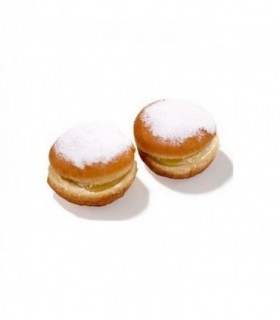 Boules de Berlin fourrées crème pâtissière 4x 105 gr