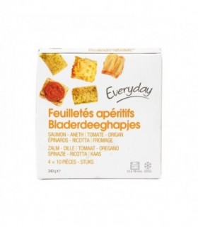 EVERYDAY 40 feuilletés apéritifs 340 gr