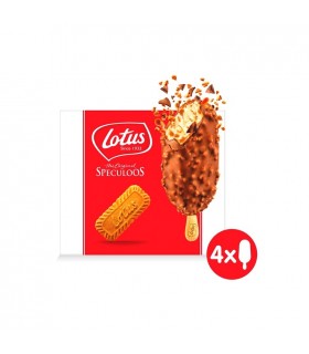 Lotus Original glace spéculoos bâton 4x90ml -BELFREEZE