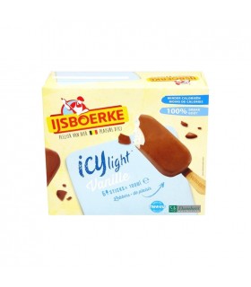 Ijsboerke ICY light glace vanille sticks 6x 100 ml