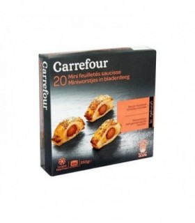 Carrefour 20 Minis Feuilletés Saucisse 350 gr