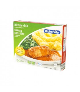 A - Bistro Vite oiseau sans tête (paupiettes) épinards purée 500 gr