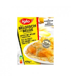 D - Iglo à la belge filets de poulet aux chicons purée 425 gr