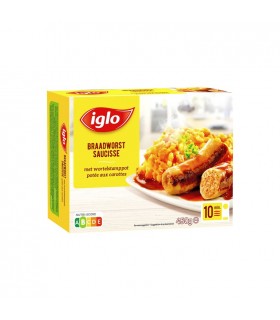 Iglo saucisse potée aux carottes 450 gr