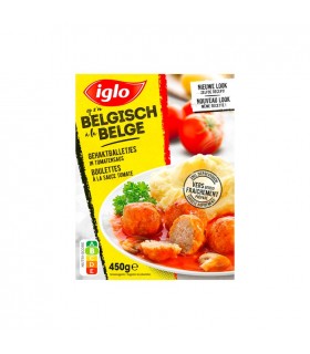 Iglo à la belge boulettes sauce à la tomate 450 gr