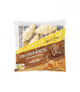 A - Lys de France 8 croissants au beurre 440 gr