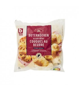 Boni Selection assortiment couques au beurre 10 pc 740 gr